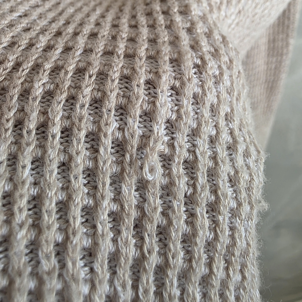 Eileen Fisher Funnel Neck Organic Cotton Tencel Blend Sweater XL - Picture 6 of 11